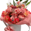 Pretty in pink bouquet gift set