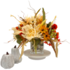 Autumn Sunrise flower table centerpiece